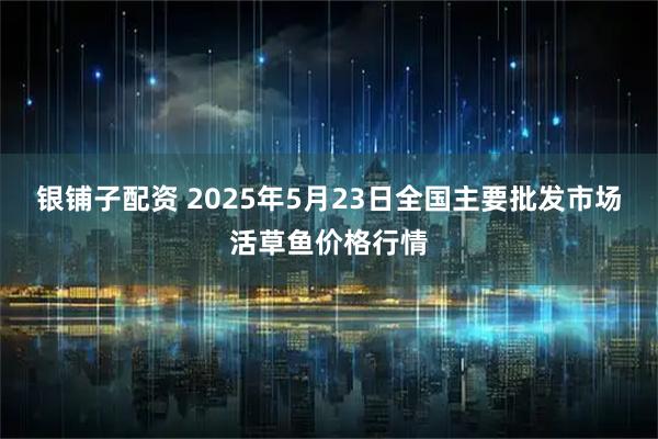 银铺子配资 2025年5月23日全国主要批发市场活草鱼价格行情