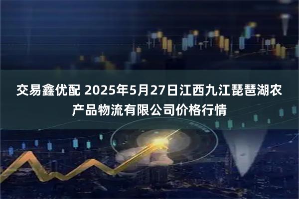 交易鑫优配 2025年5月27日江西九江琵琶湖农产品物流有限公司价格行情