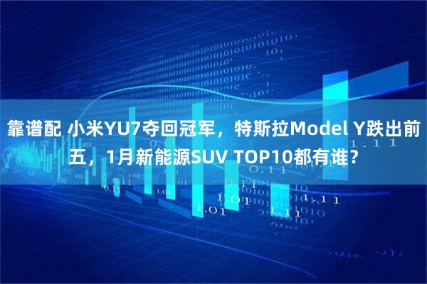 靠谱配 小米YU7夺回冠军，特斯拉Model Y跌出前五，1月新能源SUV TOP10都有谁？