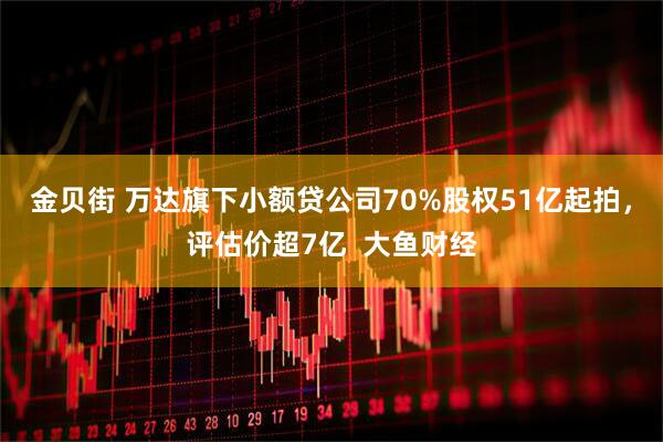 金贝街 万达旗下小额贷公司70%股权51亿起拍，评估价超7亿  大鱼财经