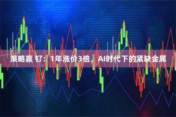 策略赢 钌：1年涨价3倍，AI时代下的紧缺金属